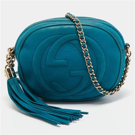 gucci soho disco bag dark blue|gucci disco bag best price.